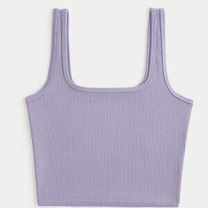 NWT - Hollister Women’s Seamless Ribbed Square Neck Tank L